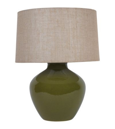 Aubrey Green Ceramic Table Lamp Large E27 60W by Ora Designs | Style Our Home