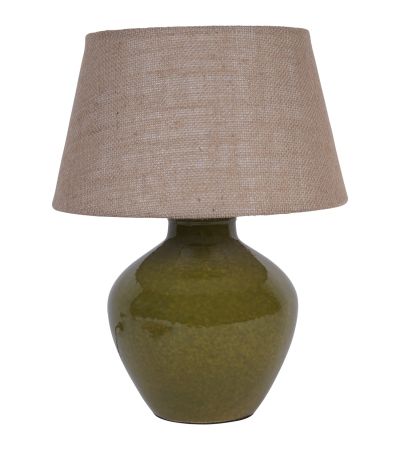Aubrey Green Ceramic Table Lamp Small E27 60W by Ora Designs | Style Our Home