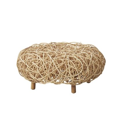 Loop Natural Footstool by Cane-line | Style Our Home