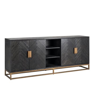 Blackbone Brass 4 Door Sideboard - Style Our Home