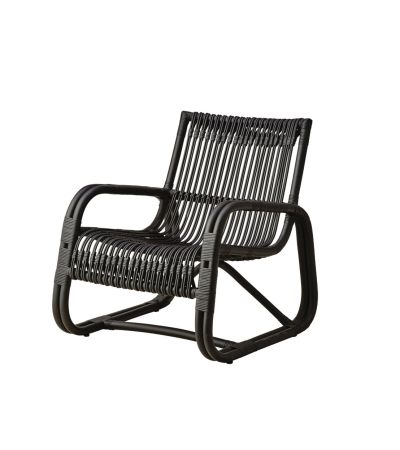 Curve Black Lounge Chair by Cane-line | Style Our Home
