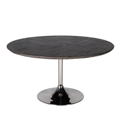 Blackbone Silver Round DIning Table - Style Our Home