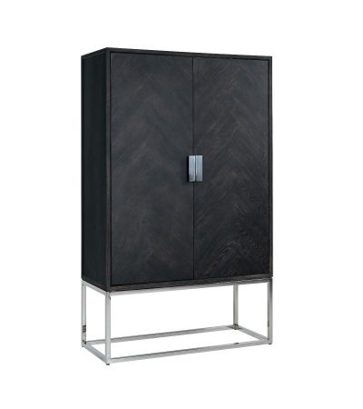 Blackbone Silver 2-Door Cabinet