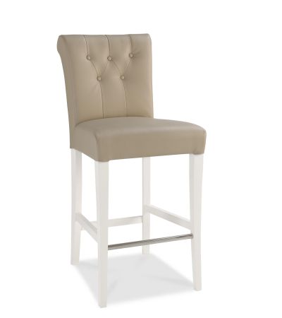 Hampstead Two Tone Upholstered Bar Stool - Style our Home