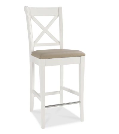 Hampstead Two Tone X Back Bar Stool - Style Our Home