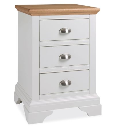 Hampstead Two Tone 3 Drawer Nightstand - Style Our Home