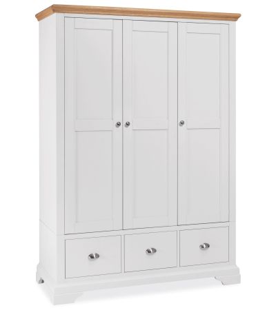 Hampstead Two Tone Triple Wardrobe - Style Our Home