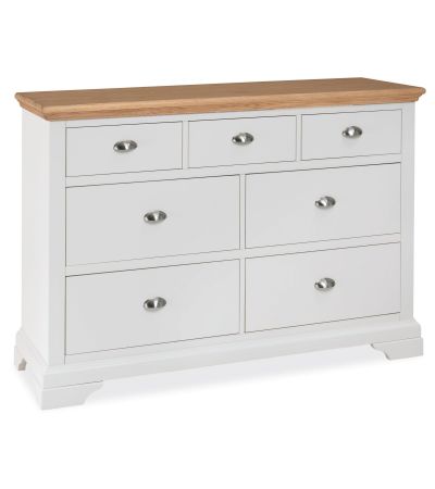 Hampstead Two Tone 3+4 Drawer Chest - Style Our Home