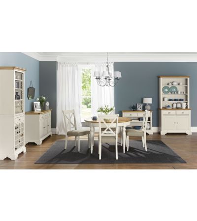 Hampstead Two Tone 4-6 Extension Dining Set - Style Our Home