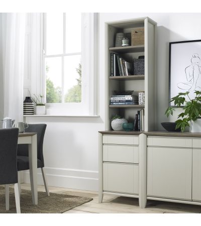 Bergen Grey Washed Oak & Soft Grey Narrow Top Unit - Style Our Home