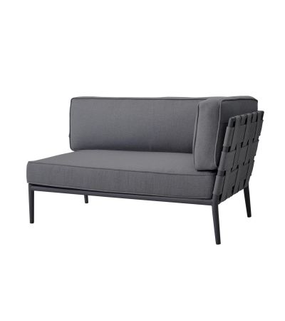 Conic Grey 2-Seater Sofa - Left Module by Cane-line | Style Our Home