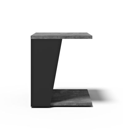Albi Concrete / Black Side Table | Style Our Home

