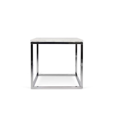 Prairie White Marble Side Table - Style our Home