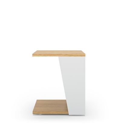 Albi Light Oak / White Side Table | Style Our Home
