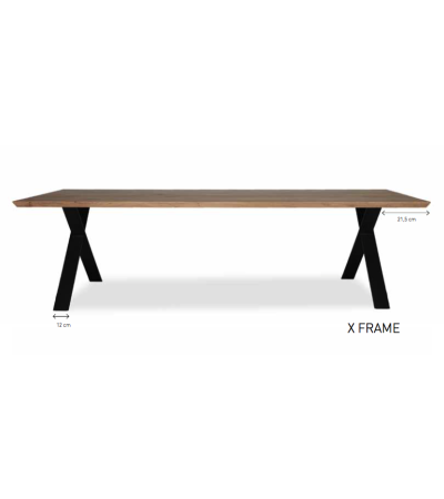 Vincent Sheppard Albert 200cm X Frame Dining Table - Style Our Home - 2