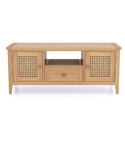 Halmstad Natural Oak Wide TV Unit by Hertiance Furniture | Style Our Home
