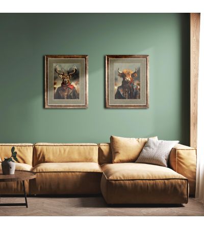 Dapper Highlander Framed Art  by Gallery Living | Style Our Home
