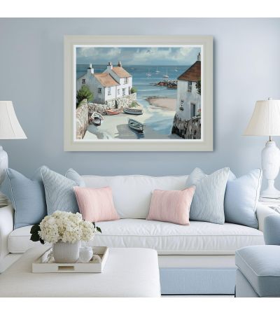 Calm Cove Framed Canvas  by Gallery Living | Style Our Home