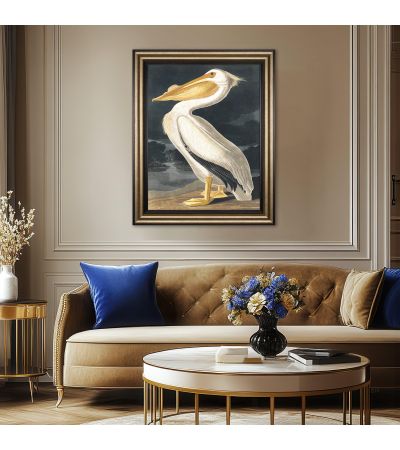 White Pelican Framed Canvas  by Gallery Living | Style Our Home