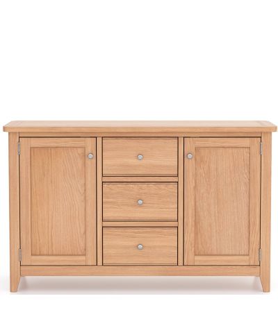 Arlyn Natual Oak 2 Door 3 Drawer Sideboard by Hertiance Furniture | Style Our Home