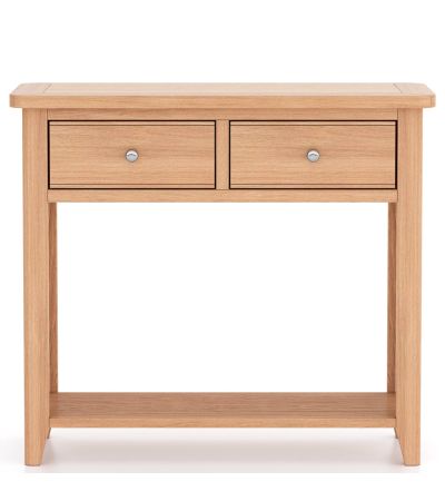 Arlyn Natual Oak Console Table by Hertiance Furniture | Style Our Home