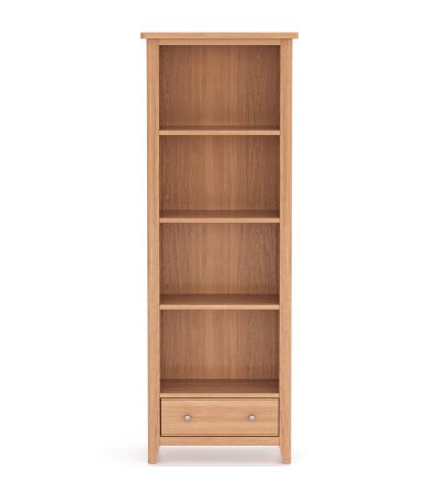 Arlyn Natual Oak Large Bookcase by Hertiance Furniture | Style Our Home