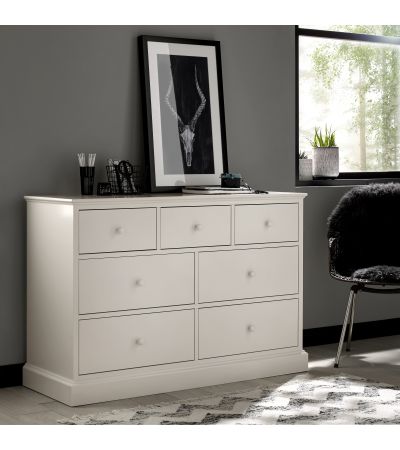 Ashby White 3+4 Drawer Chest - Style Our Home