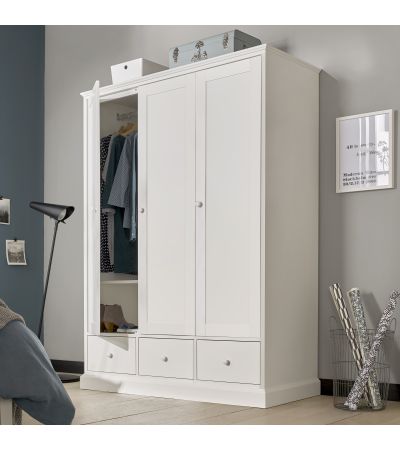 Ashby White Triple Wardrobe - Style Our Home
