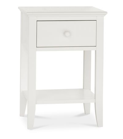 Ashby White 1 Drawer Nightstand - Style Our Home
