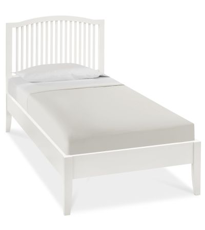 Ashby White Single Slatted Bedstead - Style Our Home