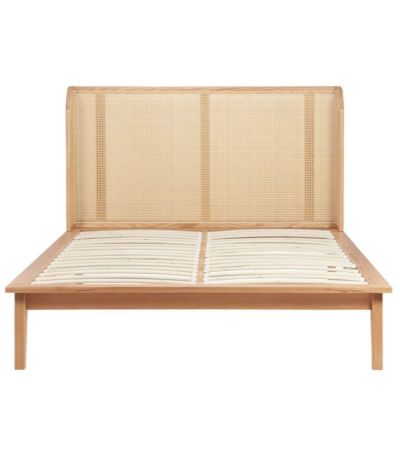 135cm Astrid Rattan Bed Oak by Birlea | Style Our Home