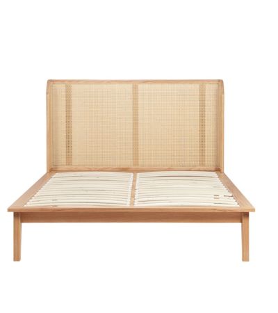 150cm Astrid Rattan Bed Oak by Birlea | Style Our Home