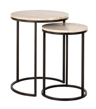 Avalon Set of 2 Side Tables by Richmond Interiors | Style Our Home 