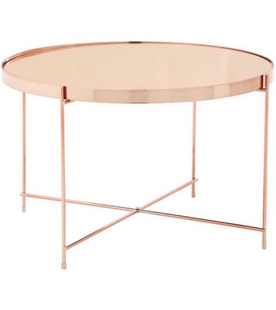 Axel Rose Gold Large Side Table by Prestige | Style Our Home