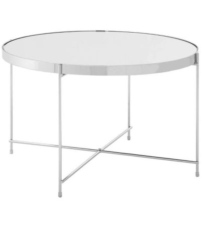Axel Large Mirror Side Table - Silver by Prestige | Style Our Home