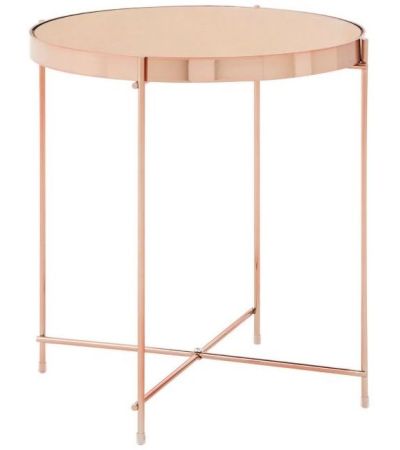 Axel Rose Gold Low Side Table by Prestige | Style Our Home