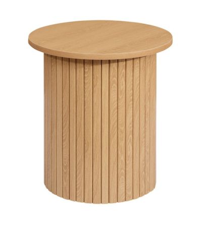 Axel Fluted Side Table Oak