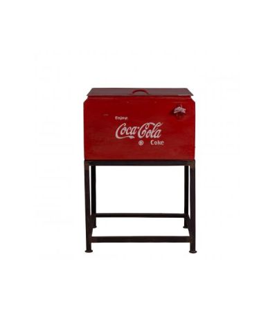 Coca Cola Cooler Box on Stand by Quirky Barn | Style Our Home