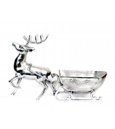 Reindeer and Sleigh H70cm by Quirky Barn | Style Our Home