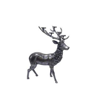 XL Deer Candlelight Holder in Antique Brass Finish by Quirky Barn | Style Our Home