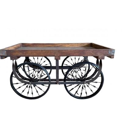 Iron and Wood Cart by Quirky Barn | Style Our Home