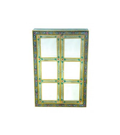 Hand Painted 2 Door Glazed Cabinet by Quirky Barn | Style Our Home