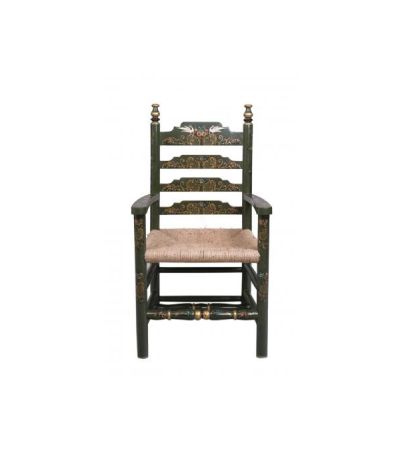 Green Fountain Design Wooden Arm Chair by Quirky Barn | Style Our Home