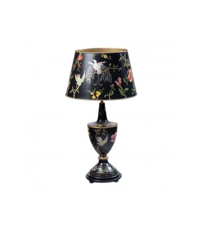 Black Lyre Bird Design Lamp with shade by Quirky Barn | Style Our Home