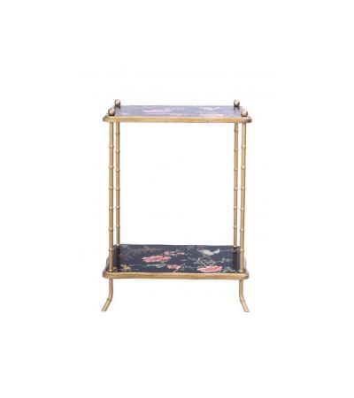 Black Lyre Bird Design 2 Tier Table by Quirky Barn | Style Our Home