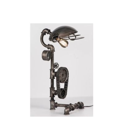 Upcycled Cooking Pot & Cogs Table Lamp by Quirky Barn | Style Our Home