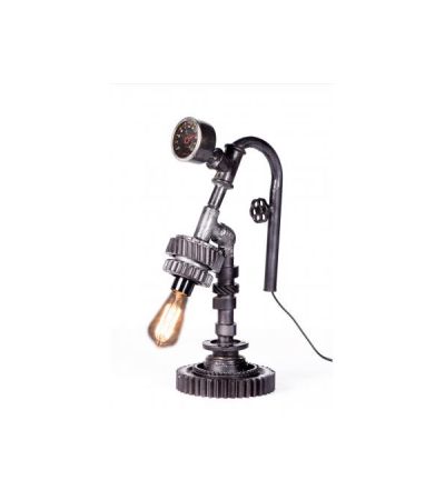 Industrial Iron and Meter Table Lamp by Quirky Barn | Style Our Home