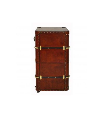 Campaign Leather Collection Bar | Style Our Home