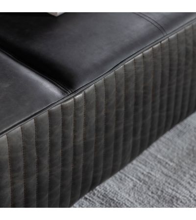 Barham Slab Black Leather