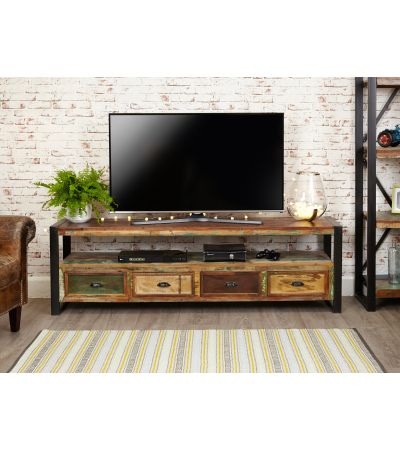 Baumhaus Urban Chic Open Widescreen Television Cabinet - Style Our Home